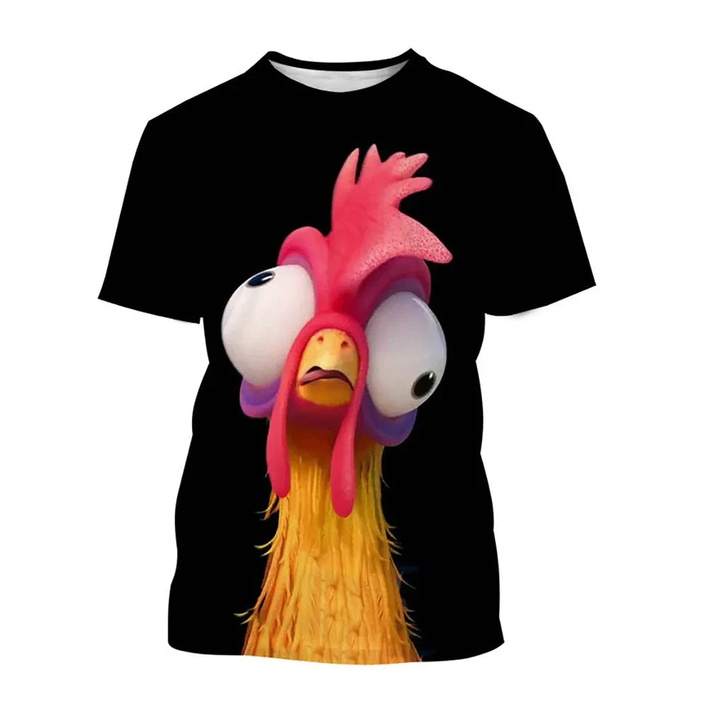 Übergroße T-Shirts „Lustiges Huhn“ (Vaiana)