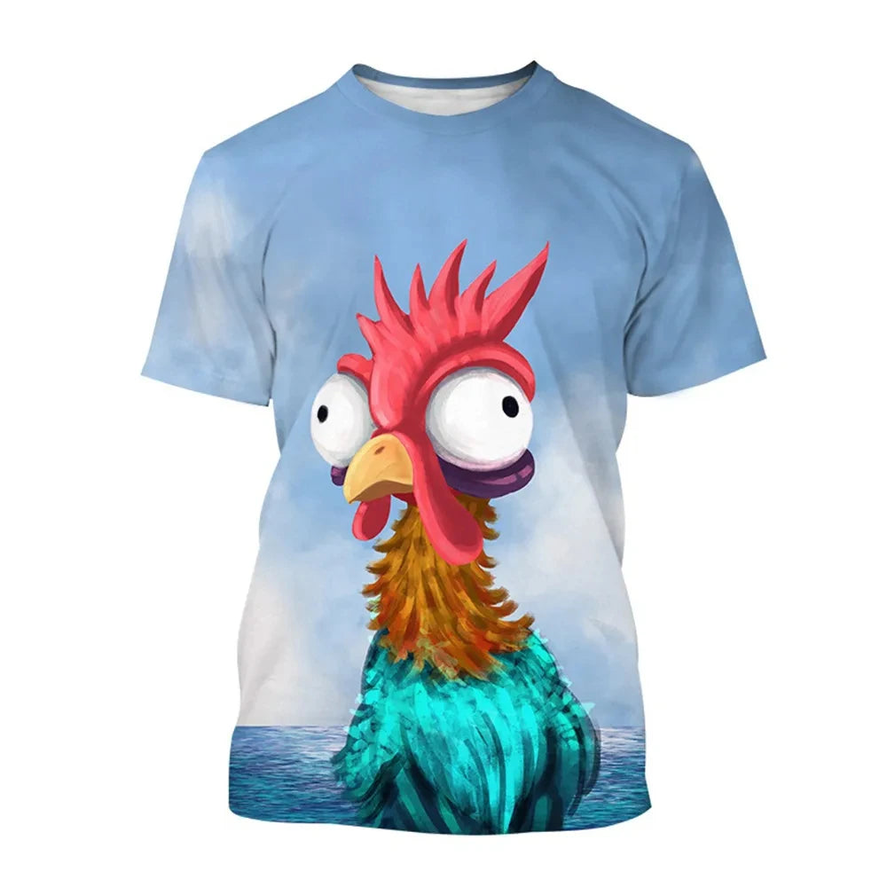 Übergroße T-Shirts „Lustiges Huhn“ (Vaiana)