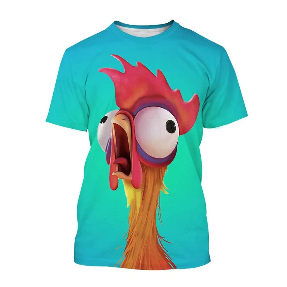 Übergroße T-Shirts „Lustiges Huhn“ (Vaiana)