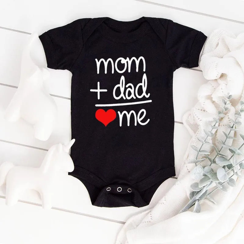 "Mom + Dad = Me" romper