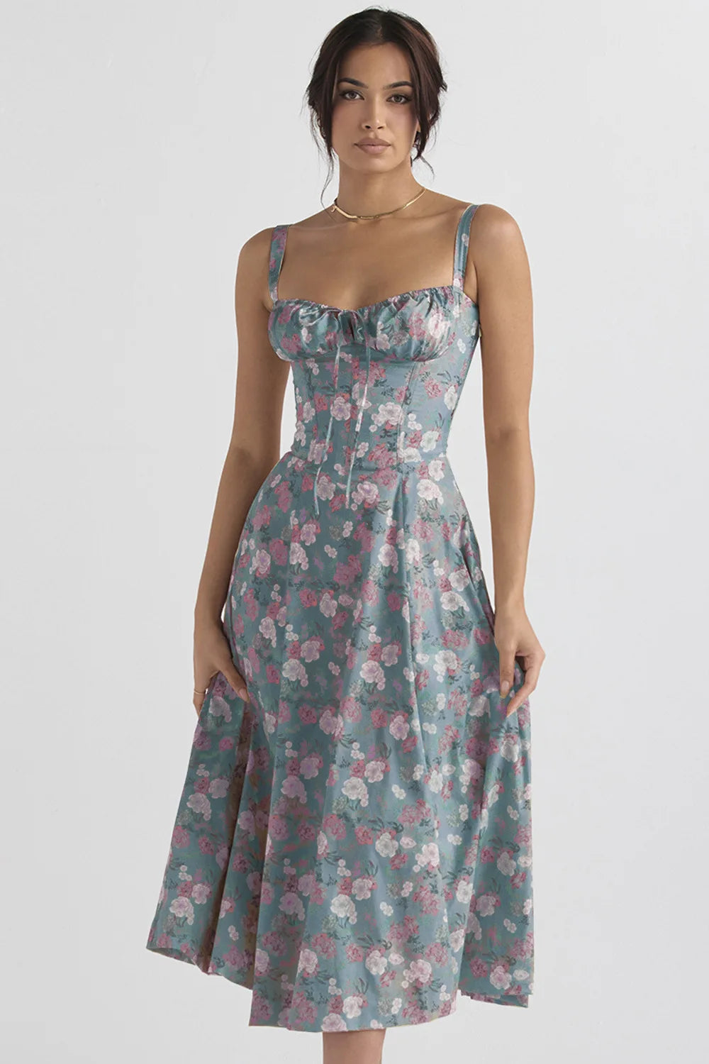 Robe d'été corset à lacets