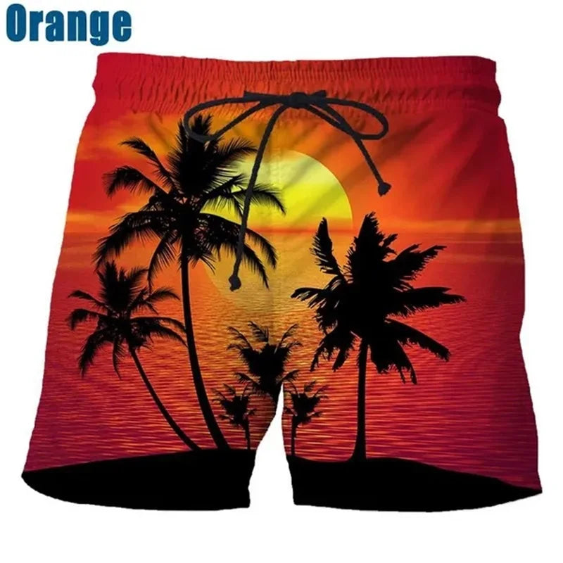 Hawaiianische Kokosnuss-Badeshorts