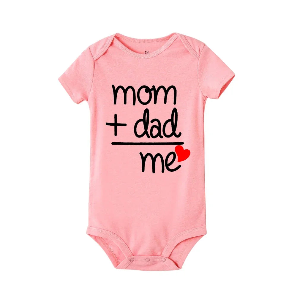 "Mom + Dad = Me" romper