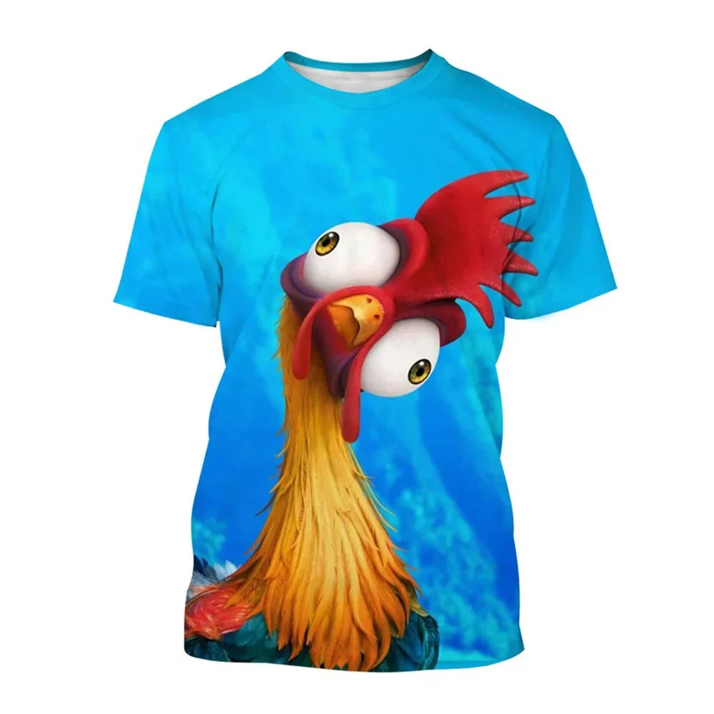 Übergroße T-Shirts „Lustiges Huhn“ (Vaiana)