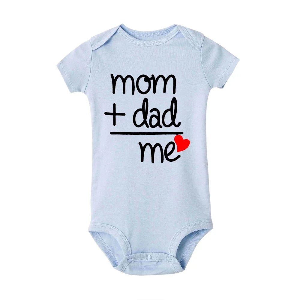 "Mom + Dad = Me" romper