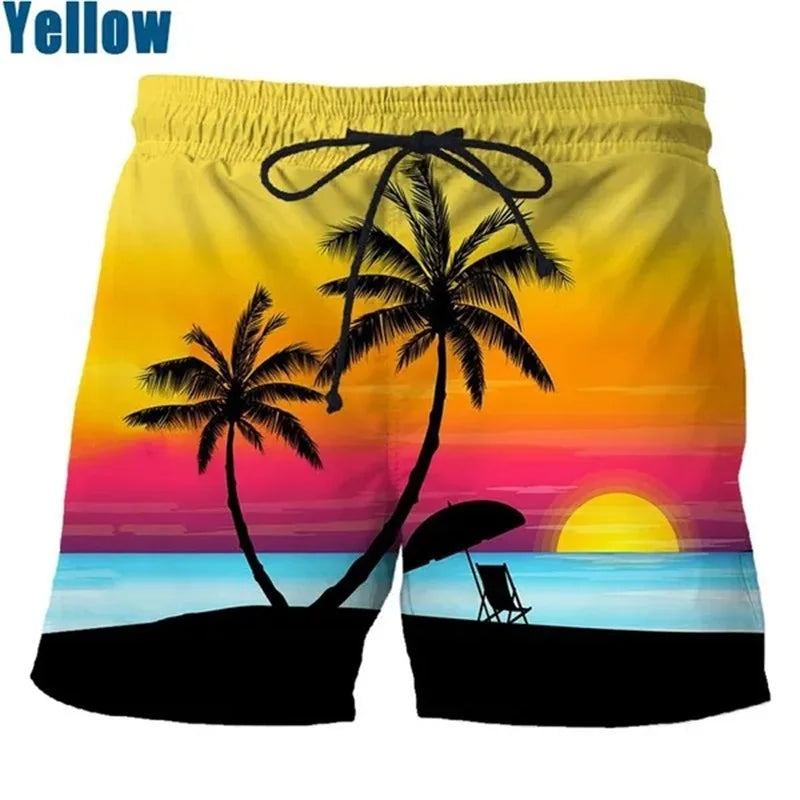 Hawaiianische Kokosnuss-Badeshorts