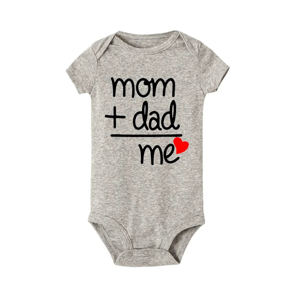 "Mom + Dad = Me" romper