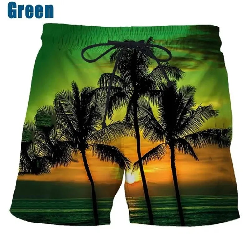 Hawaiianische Kokosnuss-Badeshorts